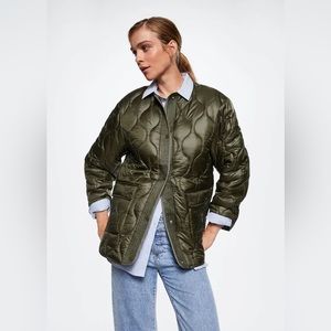 NWT Mango Oversized Quilted Jacket